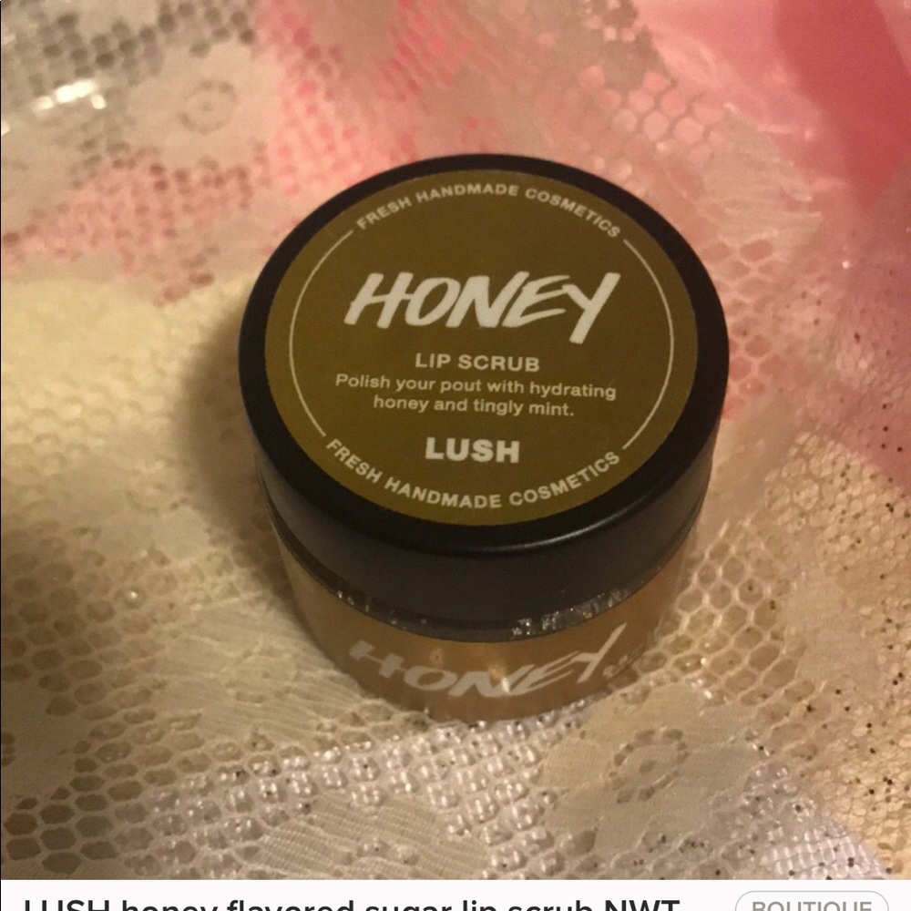 LUSH Honey Lip Scrub NWT - Picture 7 of 7